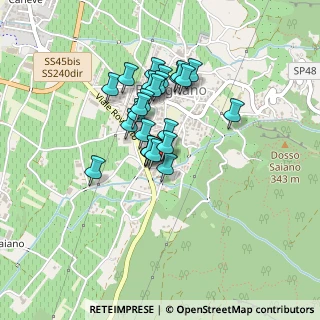 Mappa Via S. Valentino, 38062 Arco TN, Italia (0.324)