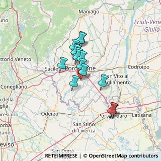 Mappa Via Boscat di Corva, 33082 Azzano Decimo PN, Italia (9.72867)