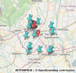 Mappa 33070 Pordenone PN, Italia (10.65737)