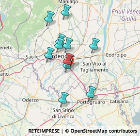 Mappa 33070 Pordenone PN, Italia (11.69545)