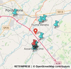 Mappa 33070 Pordenone PN, Italia (3.2975)