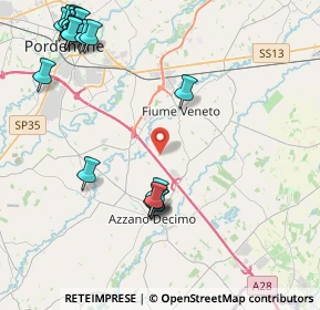 Mappa 33070 Pordenone PN, Italia (5.4825)