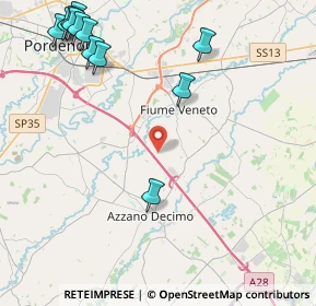 Mappa 33070 Pordenone PN, Italia (5.71083)