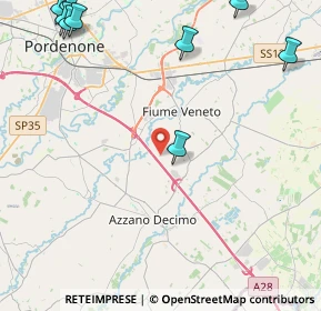 Mappa 33070 Pordenone PN, Italia (7.22769)