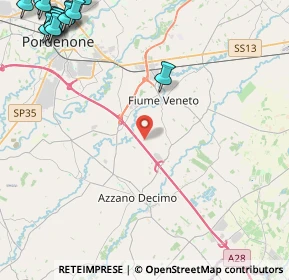 Mappa 33070 Pordenone PN, Italia (7.25462)