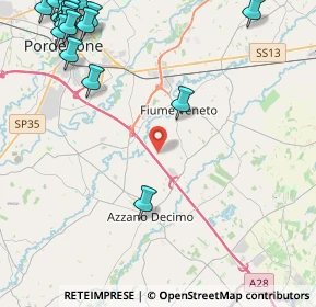 Mappa 33070 Pordenone PN, Italia (6.8425)