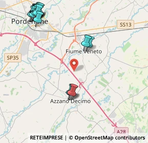 Mappa 33070 Pordenone PN, Italia (5.7555)