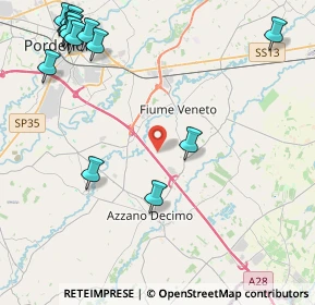 Mappa 33070 Pordenone PN, Italia (5.916)