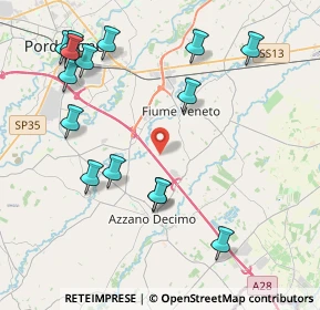 Mappa 33070 Pordenone PN, Italia (4.704)