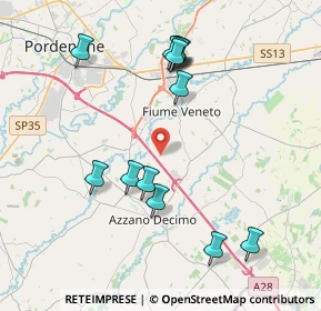 Mappa 33070 Pordenone PN, Italia (4.04231)