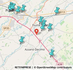 Mappa 33070 Pordenone PN, Italia (5.02769)