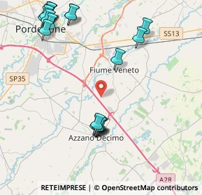 Mappa 33070 Pordenone PN, Italia (5.1825)