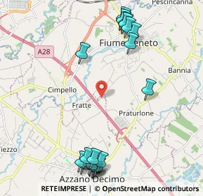 Mappa 33070 Pordenone PN, Italia (2.627)