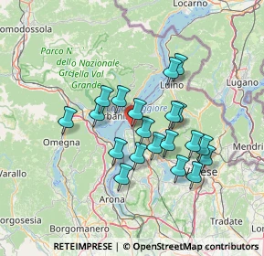 Mappa Piazza Europa, 21014 Laveno-Mombello VA, Italia (11.5455)