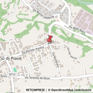 Mappa Via Ugo Bartolomei, 14, 32031 Alano di Piave, Belluno (Veneto)