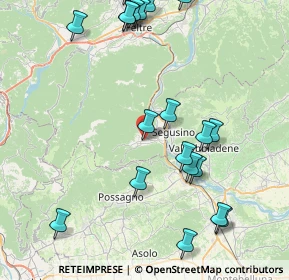 Mappa Via Ugo Bartolomei, 32031 Alano di Piave BL, Italia (9.707)