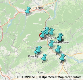 Mappa Via Ugo Bartolomei, 32031 Alano di Piave BL, Italia (6.27944)