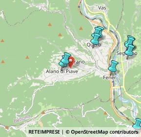 Mappa Via Ugo Bartolomei, 32031 Alano di Piave BL, Italia (2.4)