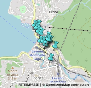 Mappa Via Fratelli Rosselli, 21014 Laveno-Mombello VA, Italia (0.185)