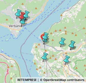 Mappa Via Fratelli Rosselli, 21014 Laveno-Mombello VA, Italia (4.32357)