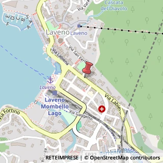 Mappa Via Labiena, 107, 21014 Laveno-Mombello, Varese (Lombardia)