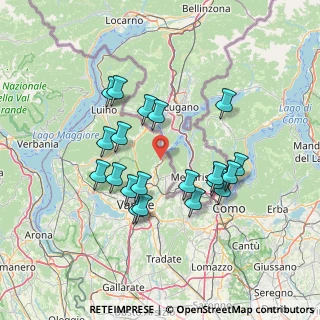 Mappa Via dei Cigni, 21050 Porto Ceresio VA, Italia (13.114)