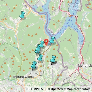 Mappa Via dei Cigni, 21050 Porto Ceresio VA, Italia (3.49909)