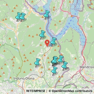 Mappa Via dei Cigni, 21050 Porto Ceresio VA, Italia (4.22167)