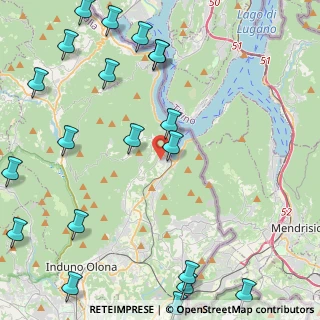 Mappa Via dei Cigni, 21050 Porto Ceresio VA, Italia (6.2165)