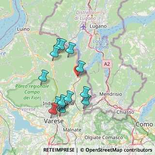 Mappa Via dei Cigni, 21050 Porto Ceresio VA, Italia (7.03857)