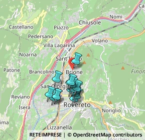 Mappa Viale Trento, 38068 Rovereto TN, Italia (1.52)
