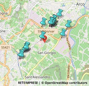 Mappa Via Cavallo, 38062 Arco TN, Italia (0.8655)