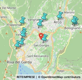 Mappa Via Cavallo, 38062 Arco TN, Italia (2.05091)