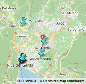 Mappa Via Cavallo, 38062 Arco TN, Italia (2.4)