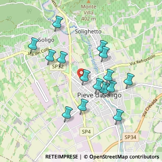Mappa Via Antonio Vivaldi, 31053 Pieve di Soligo TV, Italia (0.916)