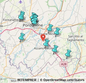 Mappa Via Nuova Fratte, 33082 Azzano Decimo PN, Italia (7.16929)