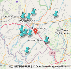Mappa Via Nuova Fratte, 33082 Azzano Decimo PN, Italia (7.01818)
