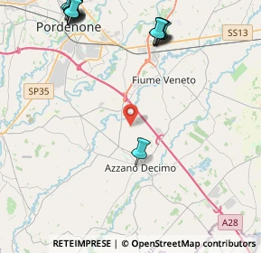 Mappa Via Nuova Fratte, 33082 Azzano Decimo PN, Italia (5.97286)