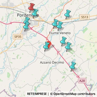 Mappa Via Nuova Fratte, 33082 Azzano Decimo PN, Italia (4.42909)