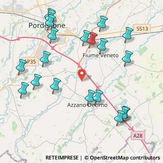 Mappa Via Nuova Fratte, 33082 Azzano Decimo PN, Italia (5.0675)