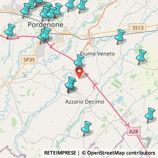 Mappa Via Nuova Fratte, 33082 Azzano Decimo PN, Italia (6.523)