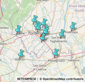 Mappa Via Nuova Fratte, 33082 Azzano Decimo PN, Italia (11.665)