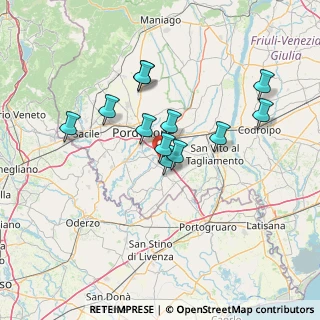 Mappa Via Nuova Fratte, 33082 Azzano Decimo PN, Italia (11.6275)