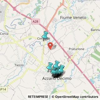 Mappa Via Nuova Fratte, 33082 Azzano Decimo PN, Italia (2.24)