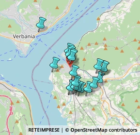 Mappa Via Nazario Sauro, 21014 Laveno-Mombello VA, Italia (2.5505)