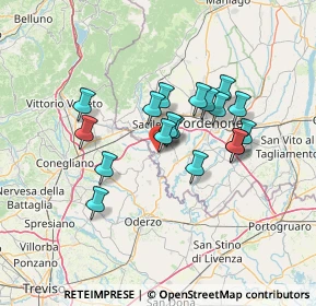 Mappa Via Galileo Galilei, 33070 Brugnera PN, Italia (10.84222)