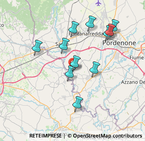 Mappa Via Galileo Galilei, 33070 Brugnera PN, Italia (6.79909)