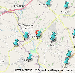 Mappa Via Galileo Galilei, 33070 Brugnera PN, Italia (2.52833)