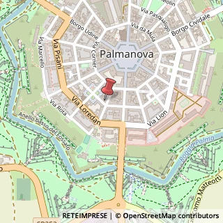 Mappa Via Cairoli, 14, 33057 Palmanova, Udine (Friuli-Venezia Giulia)