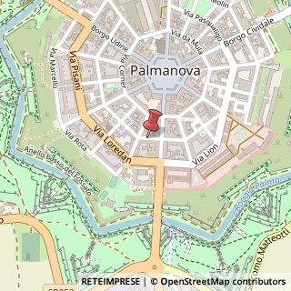 Mappa Via Cairoli, 4, 33057 Palmanova, Udine (Friuli-Venezia Giulia)